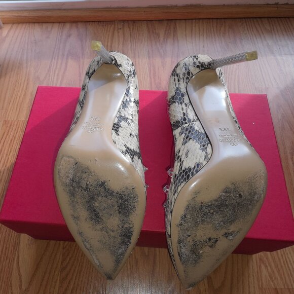 Valentino Garavani Rockstud Python Snakeskin pumps 39.5 - Picture 5 of 6
